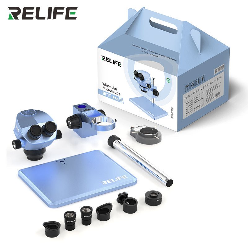 RELIFE RL-M7T Pro 7-50X trinocular microscope