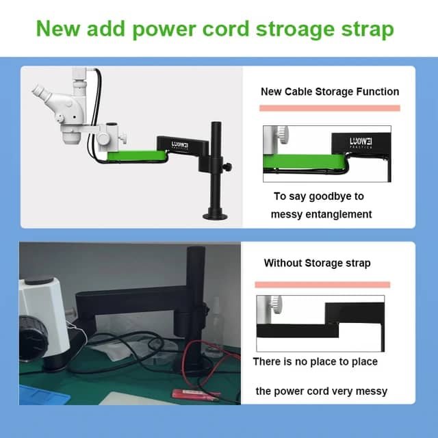 LUOWEI LW-017 360° Rotation Microscope For Table