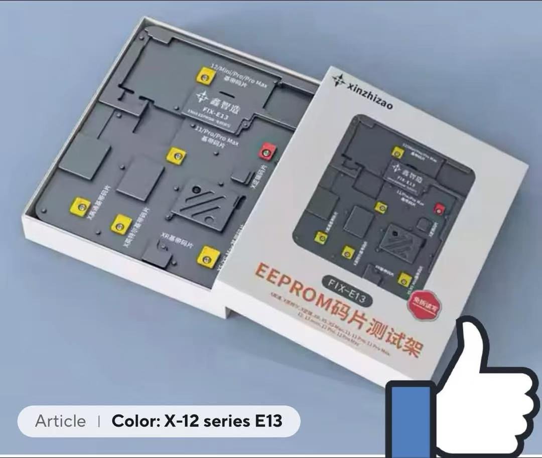 XZZ E13 EEPROM Reader Chip Programmer Logic Baseband Fixture For X-12Pro Max