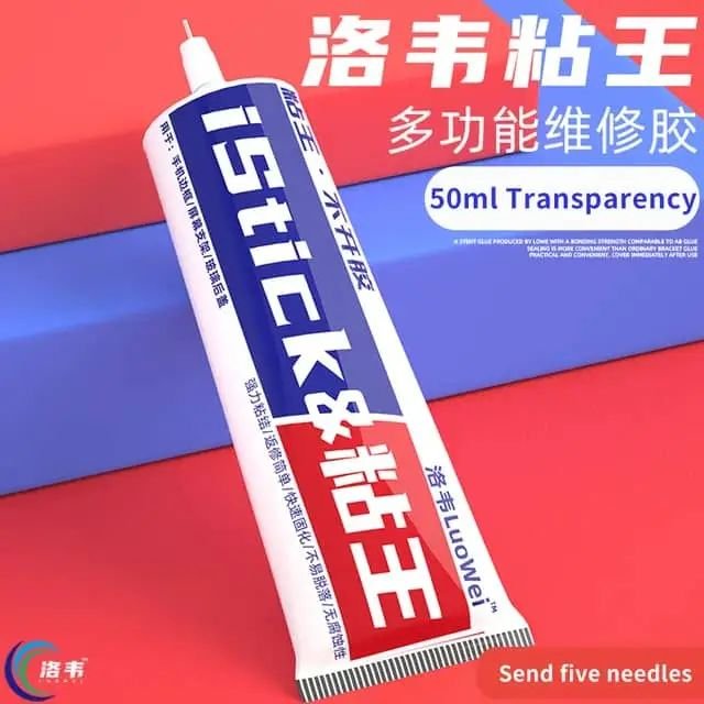 LUOWEI iStick 50ML Transparent LCD Display Frame Glue Mobile Phone Screen Maintenance Adhesive Repair Glue