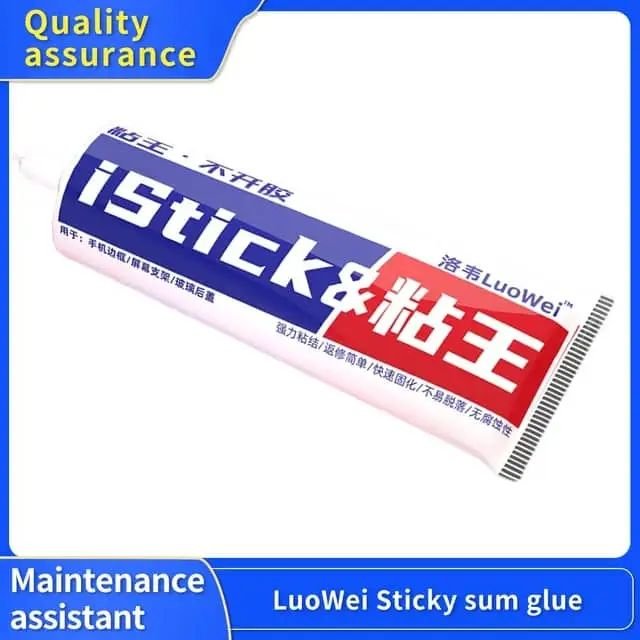 LUOWEI iStick 50ML Transparent LCD Display Frame Glue Mobile Phone Screen Maintenance Adhesive Repair Glue