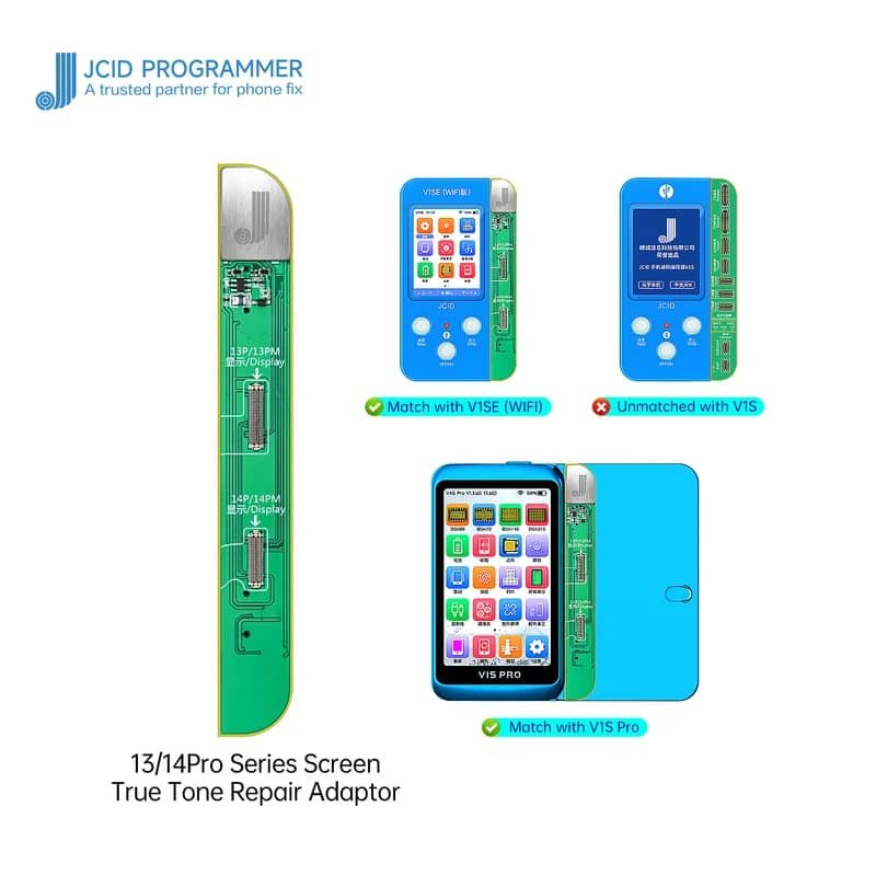 JC 13-15PRO SERIES SCREEN TRUE TONE REPAIR ADAPTOR FOR IPHONE- JCID